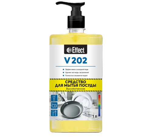 Средство для мытья посуды Вита 202, 1 л, Effect 25676 1/8