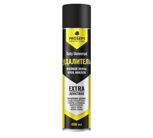 Duty Universal Чистящее средство усиленного действия для удаления клейкой ленты, клея, наклеек, 400 мл Prosept 123-04 Duty Universal Чистящее средство усиленного действия для удаления клейкой ленты, клея, наклеек, 400 мл Prosept 123-04