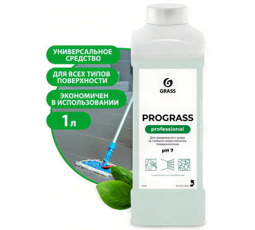 PROGRASS Универсальное нейтральное низкопенное моющее средство, 1 л, GRASS, 1/12