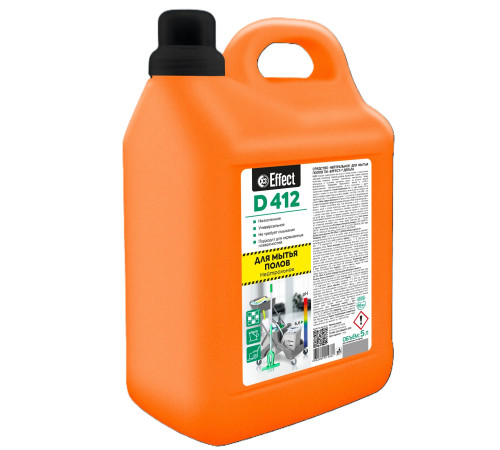 Нейтральное средство для мытья полов Дельта 412, 5 л, Effect 26006 1/2