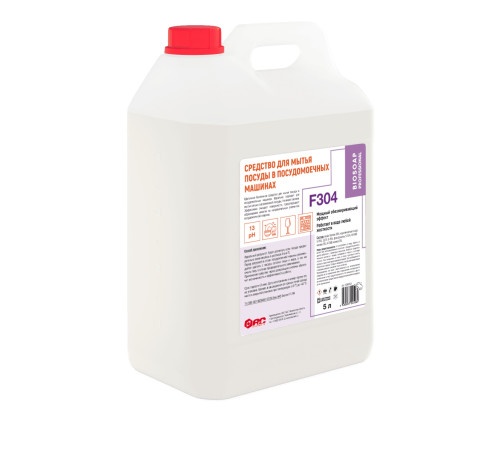 BIOSOAP PROFESSIONAL F304 Средство для мытья посуды, концентрат для ПММ, 5 л, АиС, 1/4 BIOSOAP PROFESSIONAL F304 Средство для мытья посуды, концентрат для ПММ, 5 л, АиС, 1/4