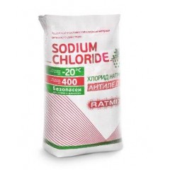 Противогололедный реагент Ratmix (Ратмикс) Sodium Chloride, 25 кг