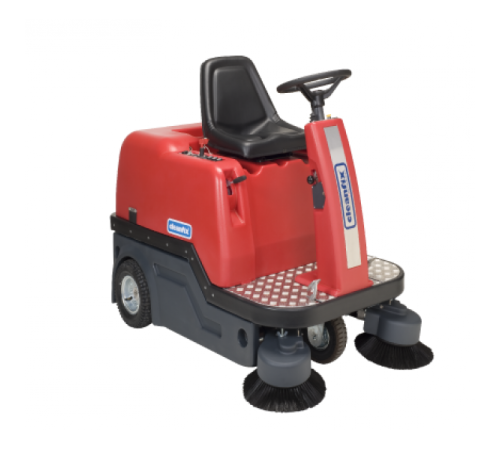Подметальная машина c местом для оператора, сиденьем, Cleanfix KS 1100