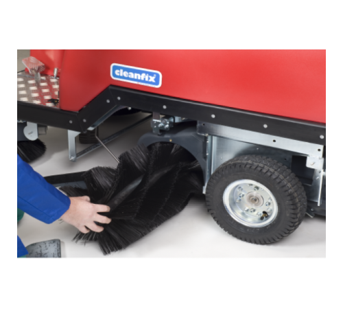 Подметальная машина c местом для оператора, сиденьем, Cleanfix KS 1100