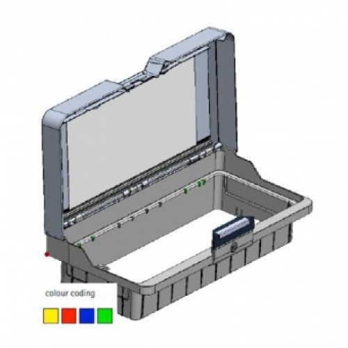 Крышка для верхней секции для Ориго 2, с 4 клипсами цветового кодирования Vileda 160816