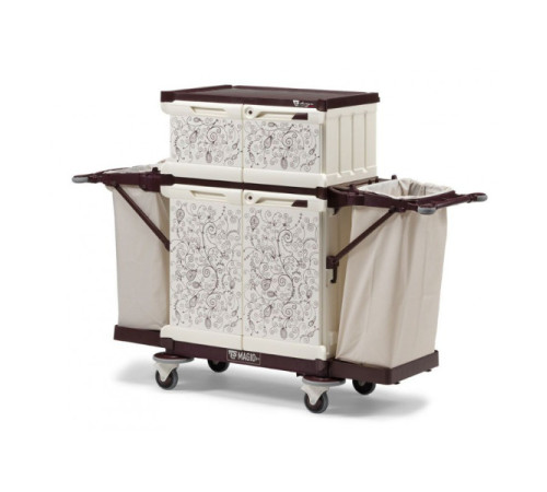 Anthea 272R тележка для отелей Magic Art с дверкой TTS M272R02N01200