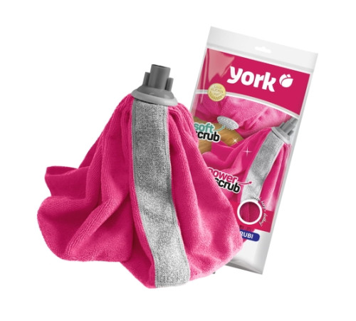 Насадка для уборки из микрофибры Руби YORK 077080