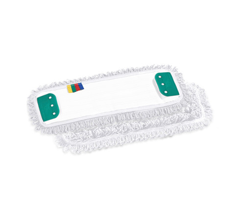 Microriccio моп микрофибра с держателями, белый, 40x13 см TTS 694