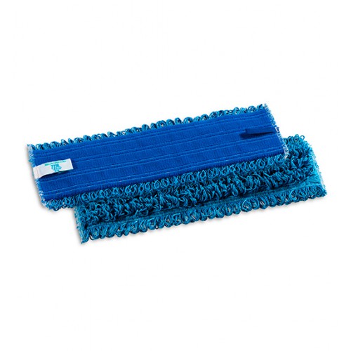 Microriccio моп Velcro, микрофибра, синий, 40x10.5 см TTS 0BB00745MB