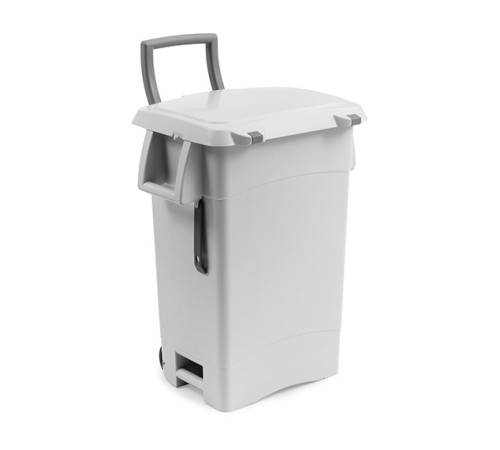 Bin контейнер пластиковый на колесах, белый, 70 л TTS 5781