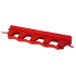 Настенное крепление Vikan для 4-6 предметов, 395 мм, цвет красный, Vikan 10183-красный