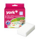 Губка меламиновая для деликатной очистки YORK, 2 шт.