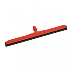 Сгон для пола пластиковый красный с черной резинкой, 45 см TTS 8656