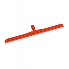 Сгон для пола пластиковый красный с белой резинкой, 45 см TTS 8651