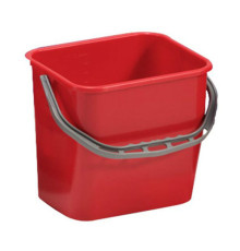 Ведро пластиковое с ручкой, красное, 12 л TTS 000R3502