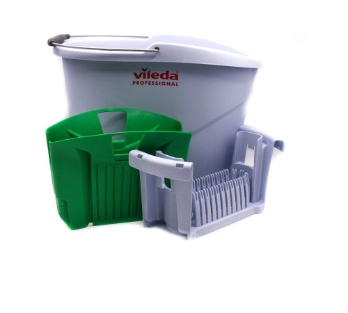 Ведро с отжимом УльтраСпид Мини, 10 л, зелёное Vileda 129688