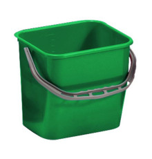 Ведро пластиковое с ручкой, зеленое, 12 л TTS 000V3502