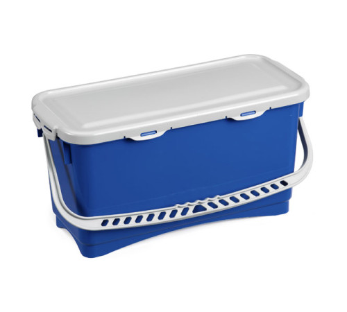 Ведро с герметичной крышкой и ручкой, синее, 20 л TTS 0B003215