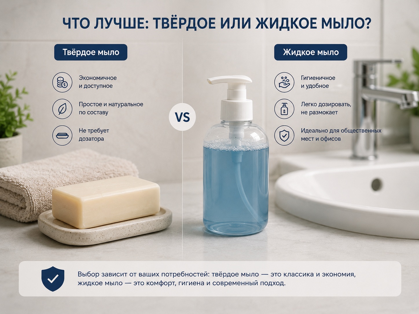 На что нужно обратить внимание при выборе жидкого мыла?