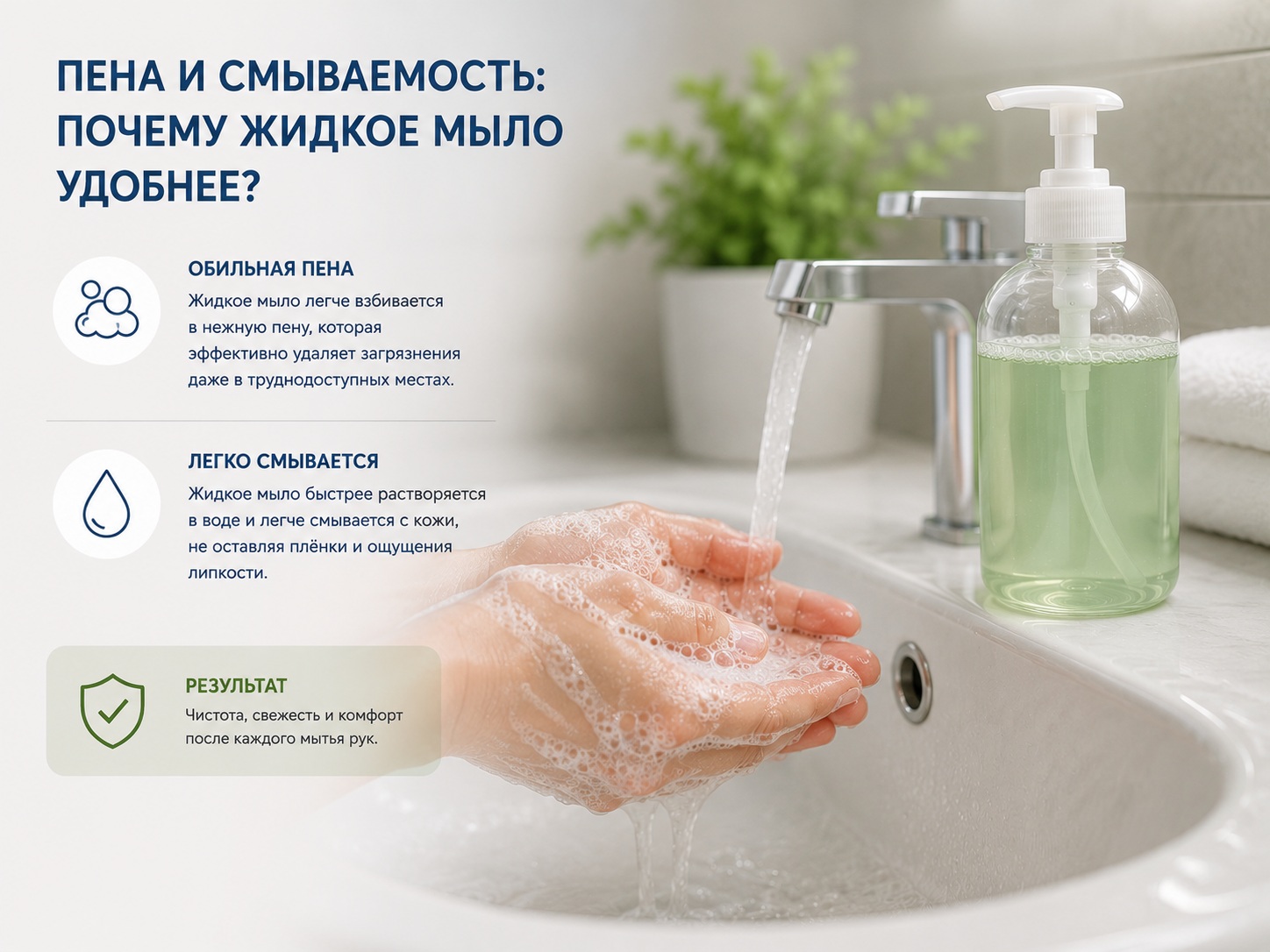 На что нужно обратить внимание при выборе жидкого мыла?